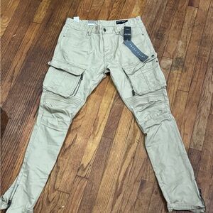 Smoke Rise Men's Tan Cargo Pants
